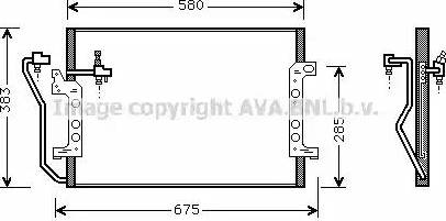 Ava Quality Cooling MSA5289 - Конденсатор, кондиціонер autozip.com.ua