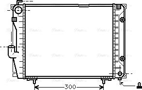 Ava Quality Cooling MSA2069 - Радіатор, охолодження двигуна autozip.com.ua