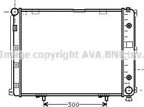 Ava Quality Cooling MSA2068 - Радіатор, охолодження двигуна autozip.com.ua