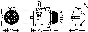 Ava Quality Cooling MSAK530 - Компресор, кондиціонер autozip.com.ua