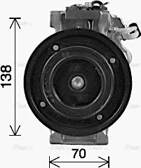 Ava Quality Cooling MSAK772 - Компресор, кондиціонер autozip.com.ua