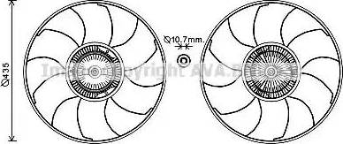 Ava Quality Cooling MSC603 - Вентилятор, охолодження двигуна autozip.com.ua