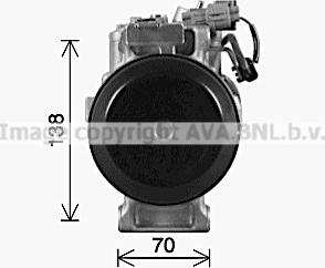 Ava Quality Cooling MSK742 - Компресор, кондиціонер autozip.com.ua