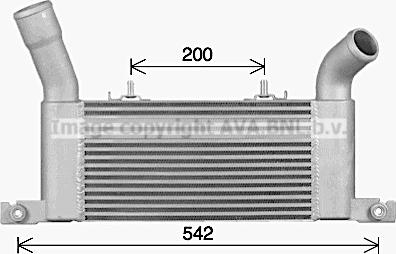 Ava Quality Cooling MT4288 - Интеркулер autozip.com.ua