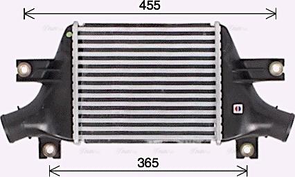 Ava Quality Cooling MT4273 - Интеркулер autozip.com.ua