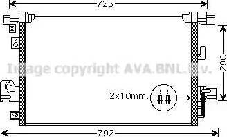 TEMPEST TP.15940029 - Конденсатор кондиционера MITSUBISHI LANCER 07- TEMPEST autozip.com.ua