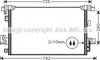 Ava Quality Cooling MT 5210 - Конденсатор, кондиціонер autozip.com.ua