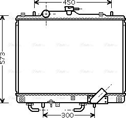 Ava Quality Cooling MT 2156 - Радіатор, охолодження двигуна autozip.com.ua