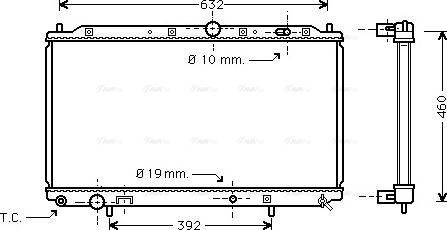 Ava Quality Cooling MT 2116 - Радіатор, охолодження двигуна autozip.com.ua