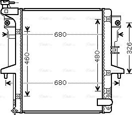 Ava Quality Cooling MTA2202 - Радіатор, охолодження двигуна autozip.com.ua