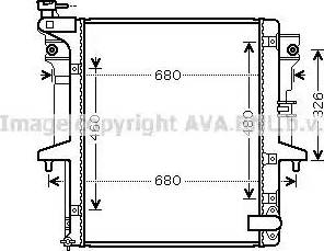 Ava Quality Cooling MT 2202 - Радіатор, охолодження двигуна autozip.com.ua