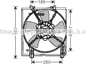 Ava Quality Cooling MT 7517 - Вентилятор, охолодження двигуна autozip.com.ua