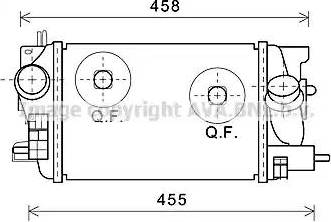 Ava Quality Cooling OL4593 - Интеркулер autozip.com.ua