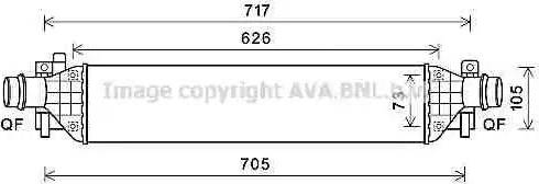 Ava Quality Cooling OL4650 - Интеркулер autozip.com.ua