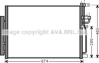 Ava Quality Cooling OL5436D - Конденсатор, кондиціонер autozip.com.ua