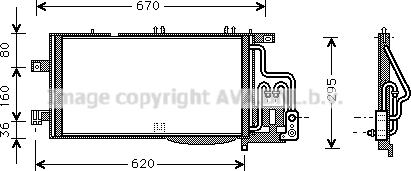 Ava Quality Cooling OL5310D - Конденсатор, кондиціонер autozip.com.ua