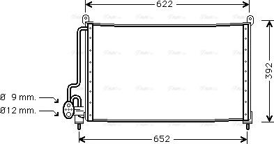 Ava Quality Cooling OL 5229 - Конденсатор, кондиціонер autozip.com.ua