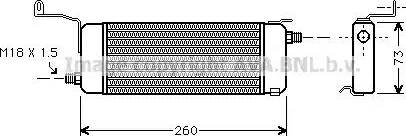 Ava Quality Cooling OL 3258 - Масляний радіатор, рухове масло autozip.com.ua