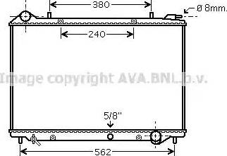 Ava Quality Cooling OL 2441 - Радіатор, охолодження двигуна autozip.com.ua