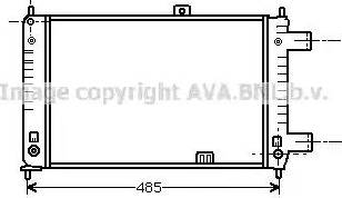 Ava Quality Cooling OL 2047 - Радіатор, охолодження двигуна autozip.com.ua