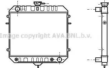 Ava Quality Cooling OL 2076 - Радіатор, охолодження двигуна autozip.com.ua