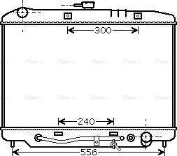 Ava Quality Cooling OL 2180 - Радіатор, охолодження двигуна autozip.com.ua