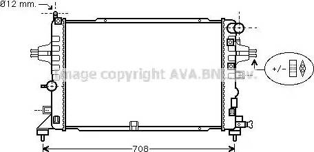 Ava Quality Cooling OL 2381 - Радіатор, охолодження двигуна autozip.com.ua