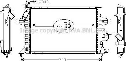 Ava Quality Cooling OL 2294 - Радіатор, охолодження двигуна autozip.com.ua