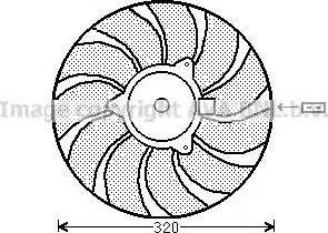 Ava Quality Cooling OL 7540 - Вентилятор, охолодження двигуна autozip.com.ua