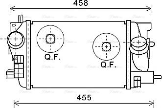 Ava Quality Cooling OLA4593 - Интеркулер autozip.com.ua