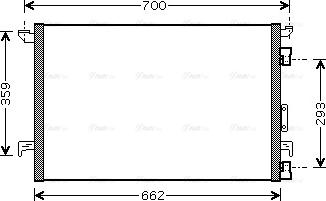 Ava Quality Cooling OLA5333 - Конденсатор, кондиціонер autozip.com.ua