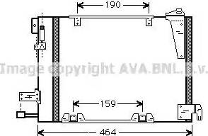 Ava Quality Cooling OLA5250 - Конденсатор, кондиціонер autozip.com.ua