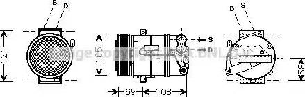 Ava Quality Cooling OL K427 - Компресор, кондиціонер autozip.com.ua