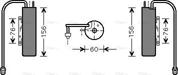 Ava Quality Cooling OL D458 - Осушувач, кондиціонер autozip.com.ua