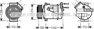 Ava Quality Cooling OL K450 - Компресор, кондиціонер autozip.com.ua