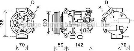 Ava Quality Cooling OLK678 - Компресор, кондиціонер autozip.com.ua