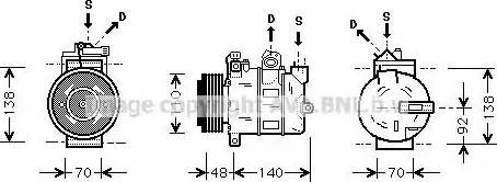 Ava Quality Cooling OL K356 - Компресор, кондиціонер autozip.com.ua