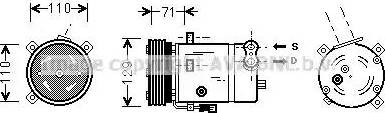 Ava Quality Cooling OL K276 - Компресор, кондиціонер autozip.com.ua