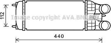 Ava Quality Cooling PE4361 - Интеркулер autozip.com.ua