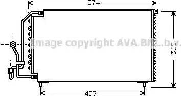 AVA PE 5162 - Конденсатор, кондиціонер autozip.com.ua