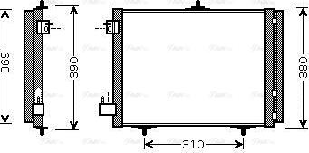 Ava Quality Cooling PE5295D - Конденсатор, кондиціонер autozip.com.ua