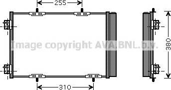 Ava Quality Cooling PE5291 - Конденсатор, кондиціонер autozip.com.ua