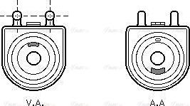 Ava Quality Cooling PE 3271 - Масляний радіатор, рухове масло autozip.com.ua