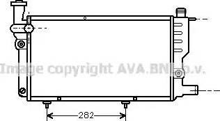 Ava Quality Cooling PE 2095 - Радіатор, охолодження двигуна autozip.com.ua