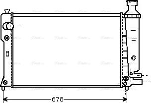 Ava Quality Cooling PE 2097 - Радіатор, охолодження двигуна autozip.com.ua