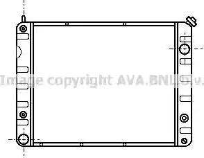 Ava Quality Cooling PE 2130 - Радіатор, охолодження двигуна autozip.com.ua