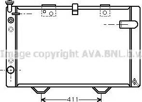 Ava Quality Cooling PE 2174 - Радіатор, охолодження двигуна autozip.com.ua