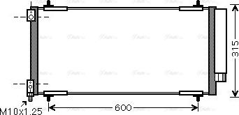 Ava Quality Cooling PEA5301D - Конденсатор, кондиціонер autozip.com.ua