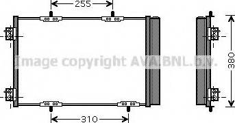 Ava Quality Cooling PEA5291 - Конденсатор, кондиціонер autozip.com.ua