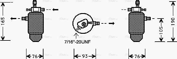 Ava Quality Cooling PE D197 - Осушувач, кондиціонер autozip.com.ua